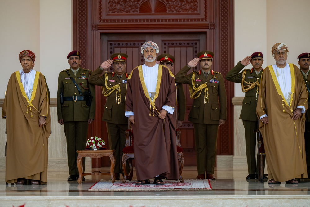 His Majesty presides over 54th National Day Military Parade