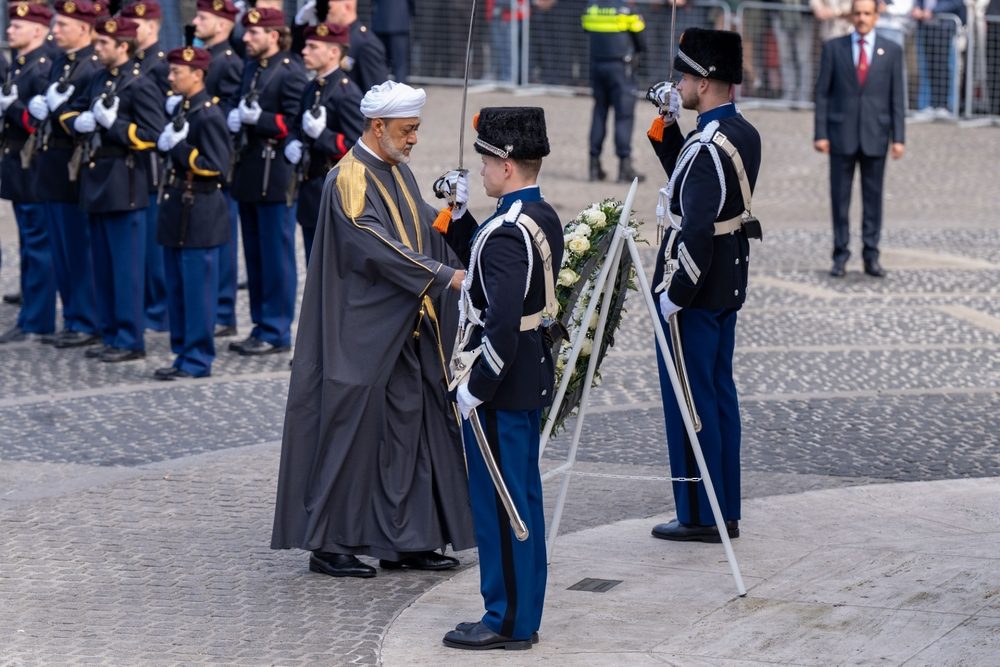His Majesty The Sultan visits National Monument in Amsterdam