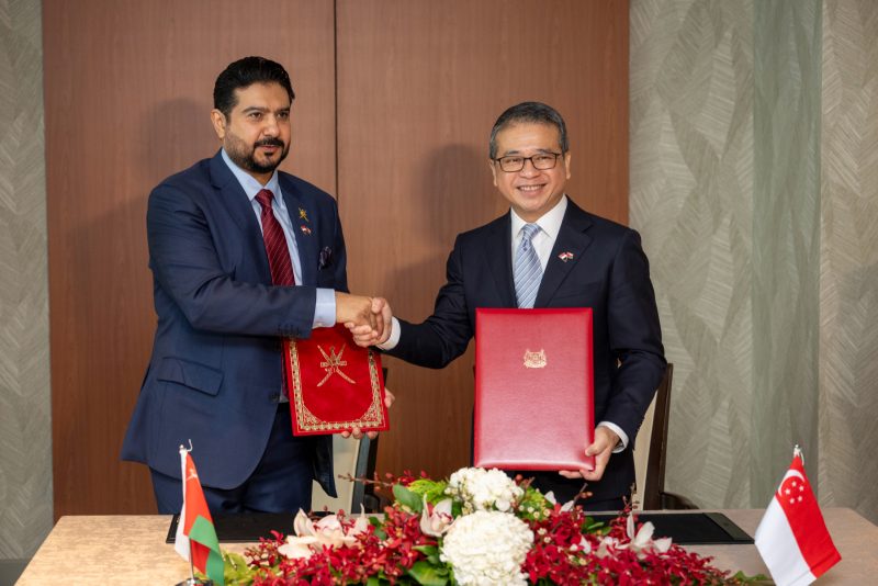 The Sultanate of Oman and Singapore sign two memorandums of understanding