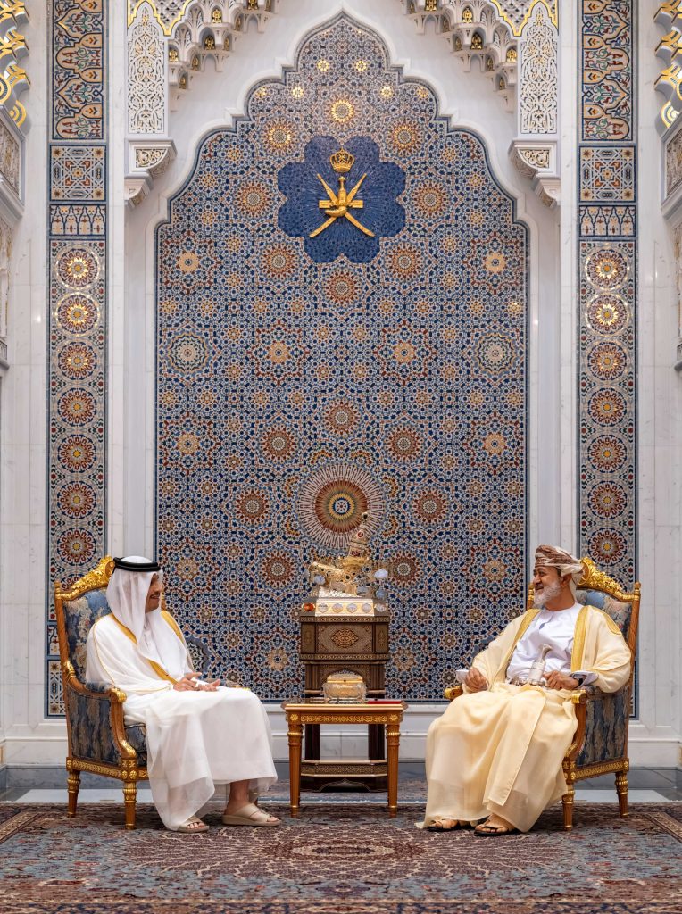 His Majesty the Sultan receives the Prime Minister and Minister of Foreign Affairs of Qatar