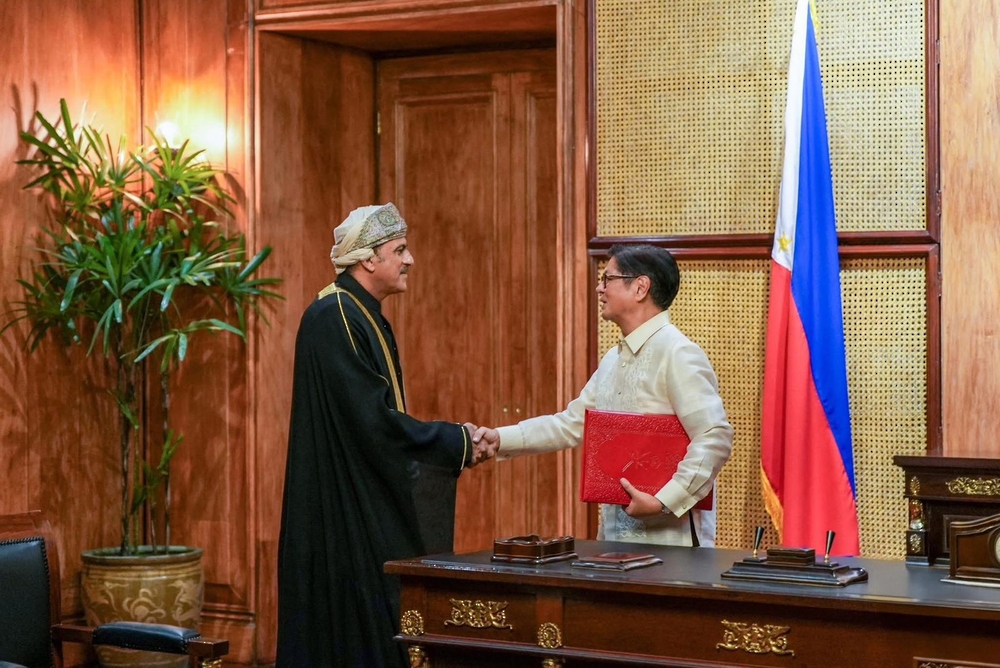 His Majesty sends written message to Philippines President