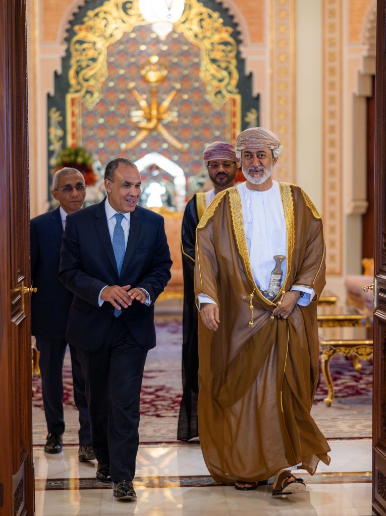 حضرة صاحب الجلالة يستقبل وزير الخارجية والتعاون الدولي والمصريين بالخارج بجمهورية مصر العربية