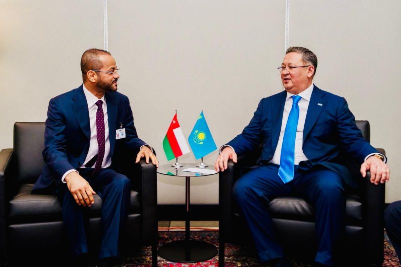 معالي السيد وزير الخارجية يلتقي وزير خارجية كازاخستان في نيويورك