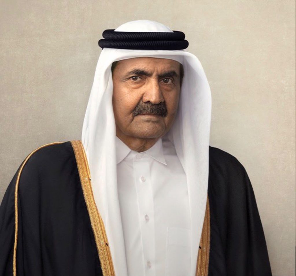 His late Highness Sheikh Hamad bin Khalifa Al Thani